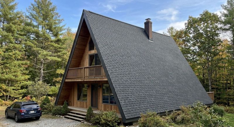 A Frame Roof Installation in Cherokee County, GA