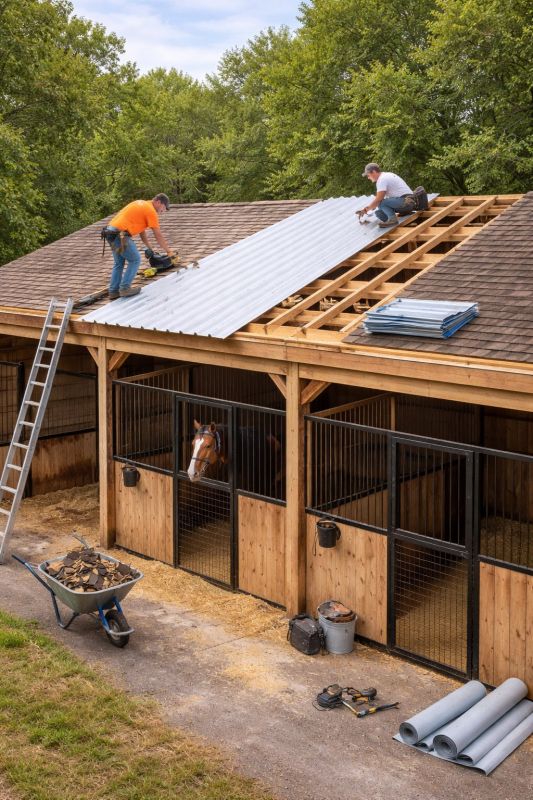 Barn Roof Installation in Cherokee County, GA