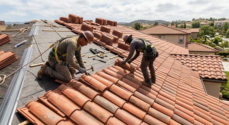 Barrel Tile Roof Installation in Cherokee County, GA