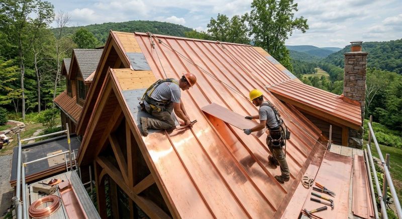 Copper Roof Installation in Cherokee County, GA