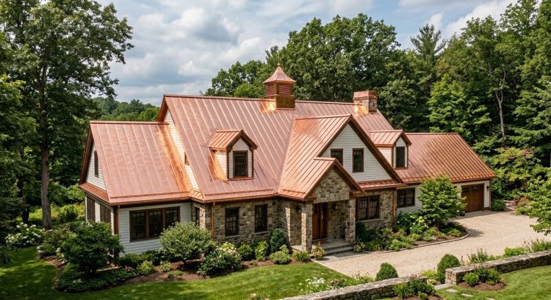 Copper Roof Replacement in Cherokee County, GA