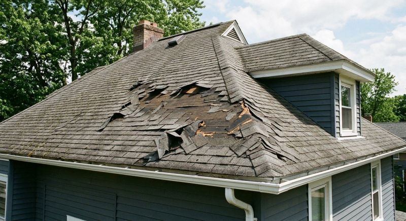 Damaged Roof Replacement in Acworth, GA