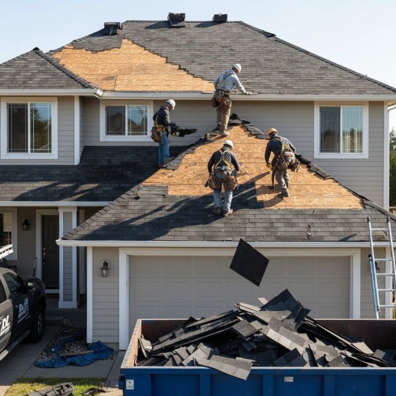 Damaged Roof Replacement in Cartersville, GA