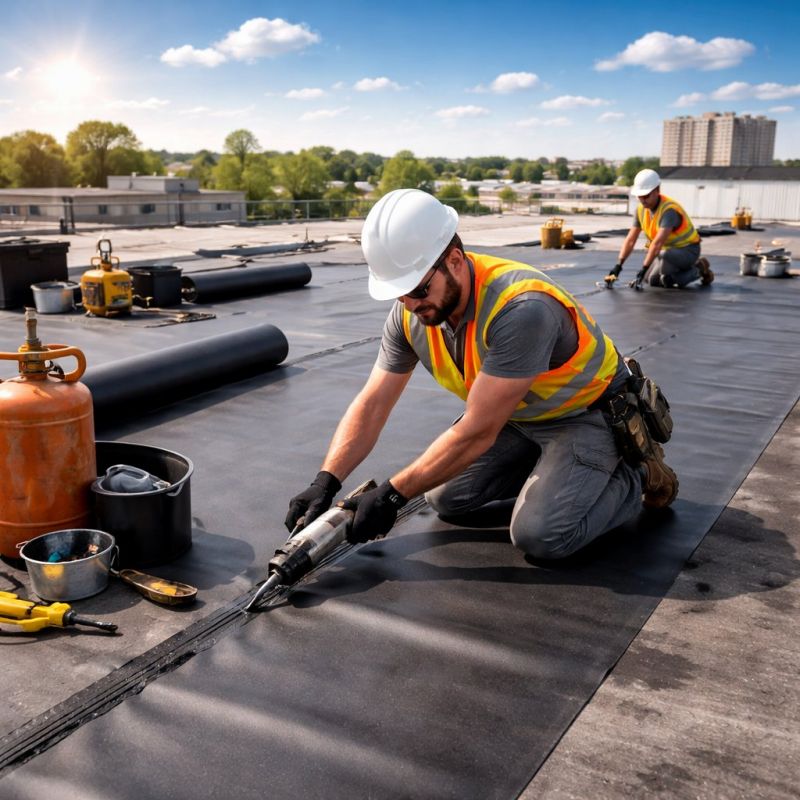 Epdm Roof Installation in Powder Springs, GA