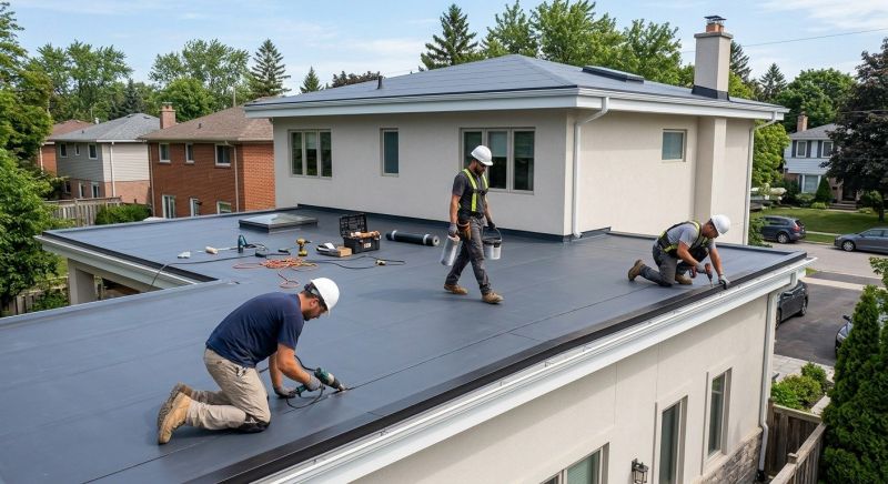 Epdm Roof Installation in Woodstock, GA