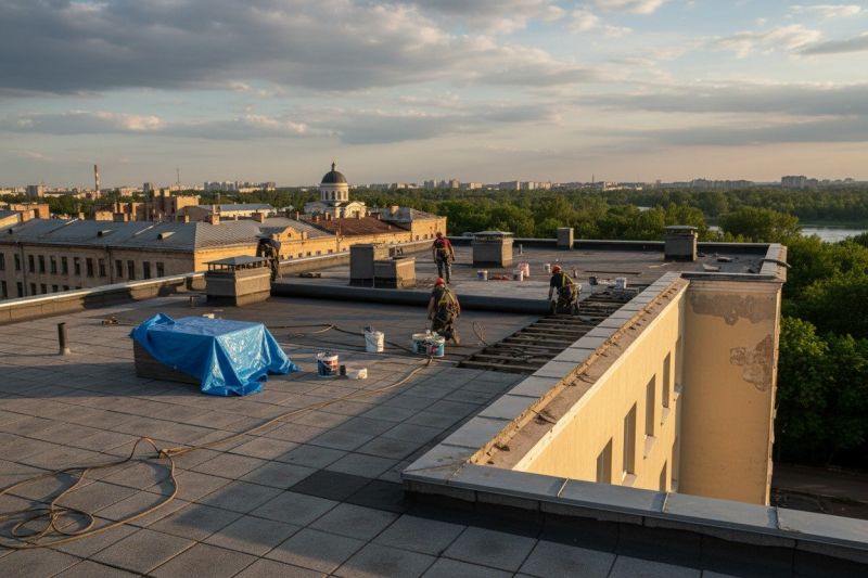 Flat Roof Replacement in Norcross, GA