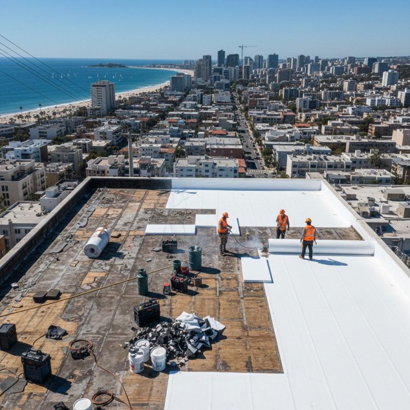 Flat Roof Replacement in Norcross, GA