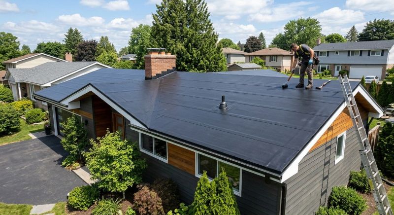 Rubber Roof Installation in Cherokee County, GA