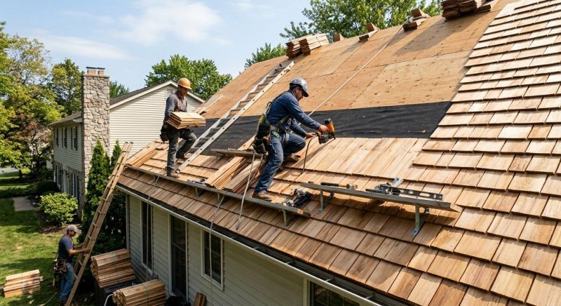 Shake Roof Replacement in Forsyth County, GA