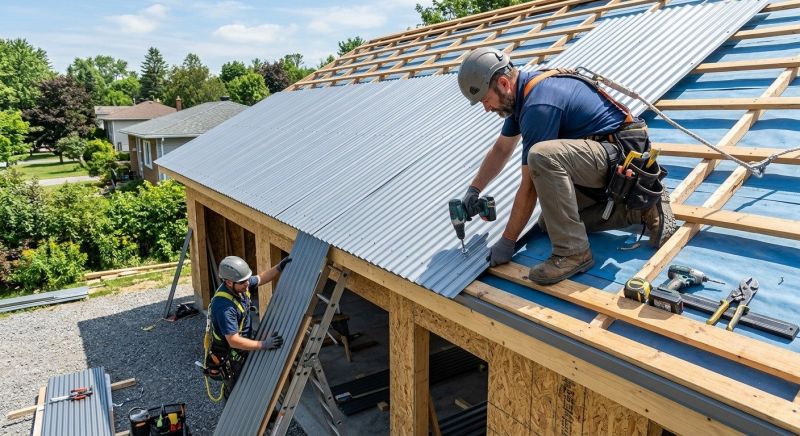 Sheet Roofing Installation in Buford, GA