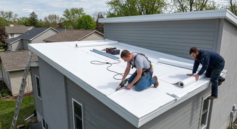 Single Ply Roof Installation in Duluth, GA