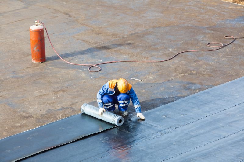 Single Ply Roof Installation in Woodstock, GA