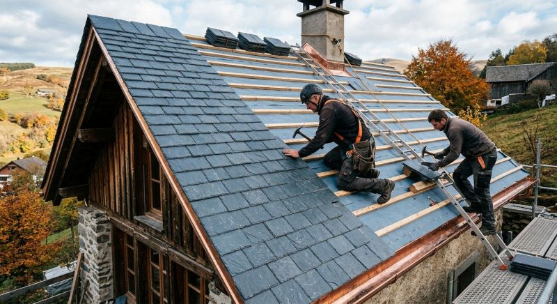 Slate Roof Construction in Kennesaw, GA