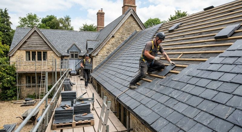 Slate Roof Installation in Bartow County, GA