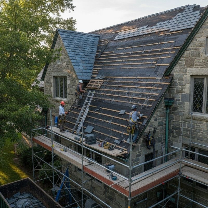 Slate Roof Replacement in Forsyth County, GA