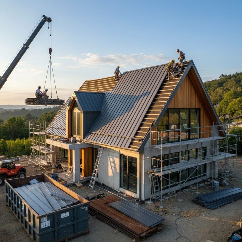 Steel Roof Replacement in Suwanee, GA