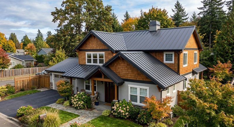 Steel Roof Replacement in Woodstock, GA