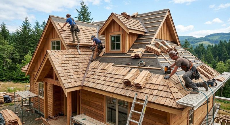 Wood Roofing Installation in Jasper, GA