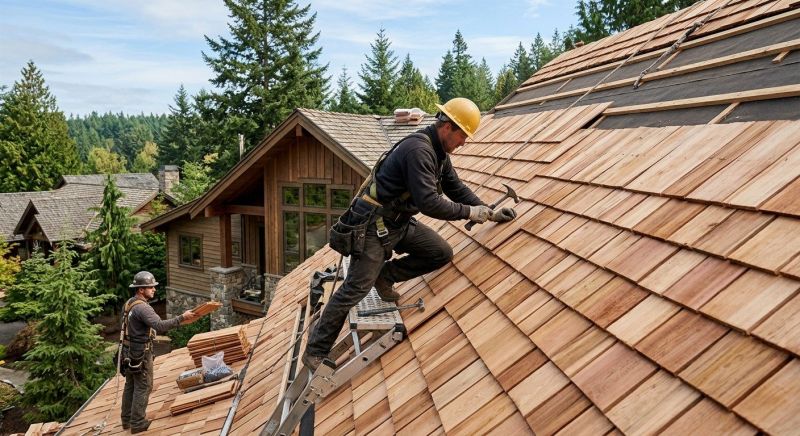 Wood Roofing Installation in Marietta, GA