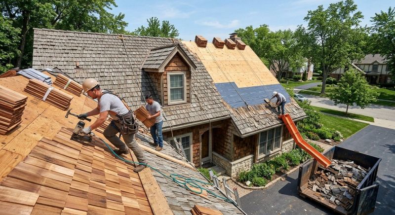 Wood Shake Roof Replacement in Buford, GA