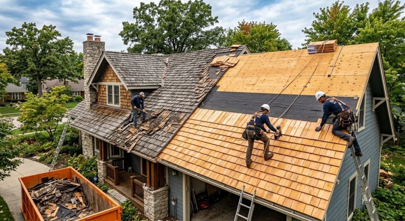 Wood Shake Roof Replacement in Canton, GA