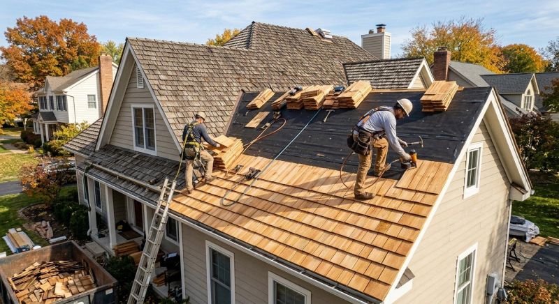 Wood Shingle Roof Replacement in Cherokee County, GA