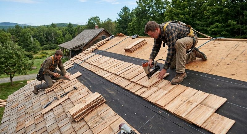 Wooden Roof Installation in Cherokee County, GA