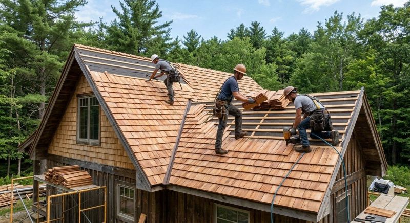 Wooden Roof Installation in Cherokee County, GA